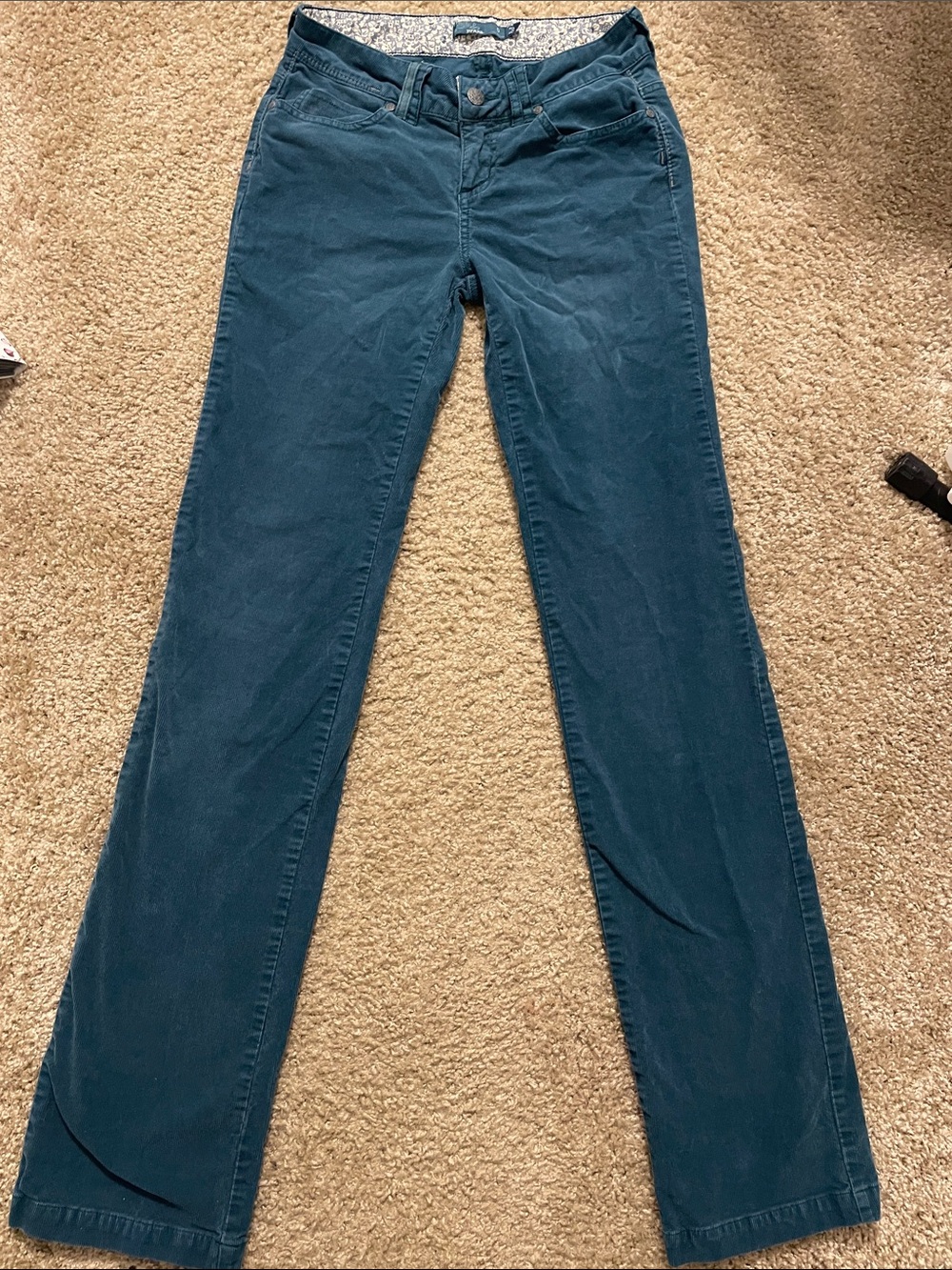 Women’s Teal Straight-Leg Jeans